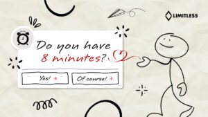 Campaign design highlighting the 8 minutes campaign